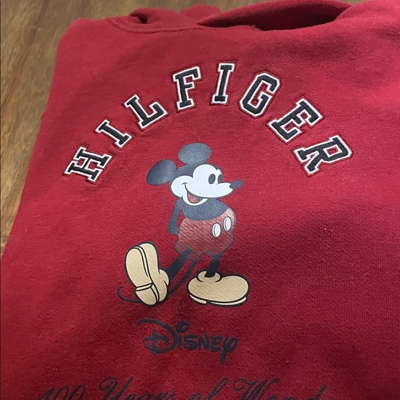 Tommy Hilfiger Red Mickey Mouse Hoodie - Picture 3 of 3